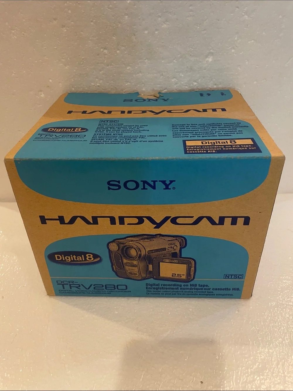 Sony Handycam DCR-TRV280 NTSC steady shot bundle Camcorder Box Manuals mint